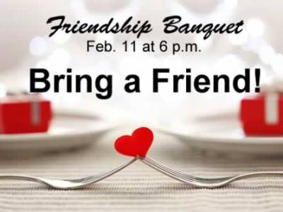 You’re invited to our Friendship Banquet